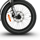 20 x 3.0 inch puncture-resistant tyre shown fitted on a Ridewave Wallaby electric trike