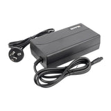 48V ebike charger connector and cable detail for safe battery charging