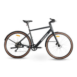 Ridewave Glide Road electric bike, side view showing the slim road-style frame and rear hub motor