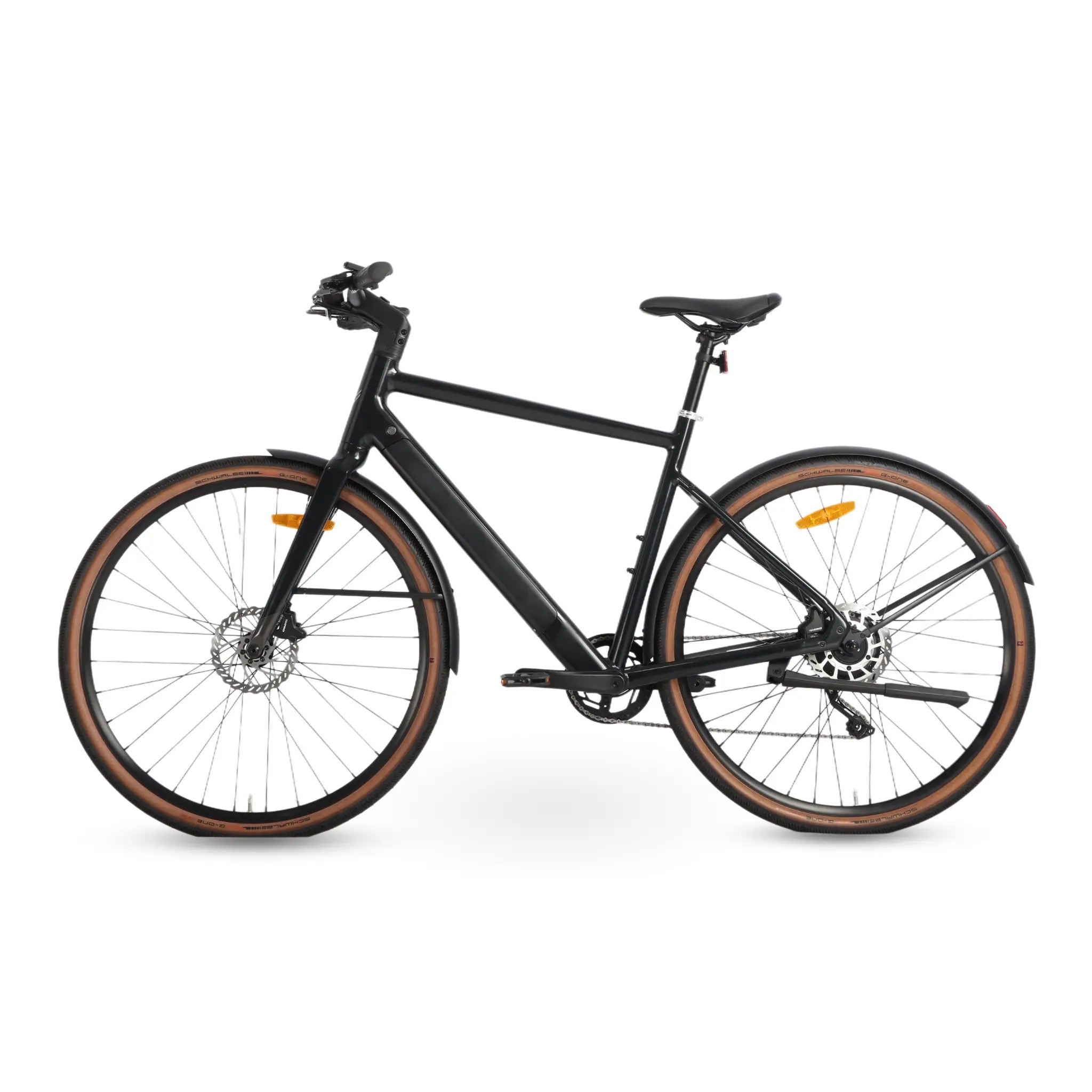 Angled side view of the Ridewave Glide Road electric bike
