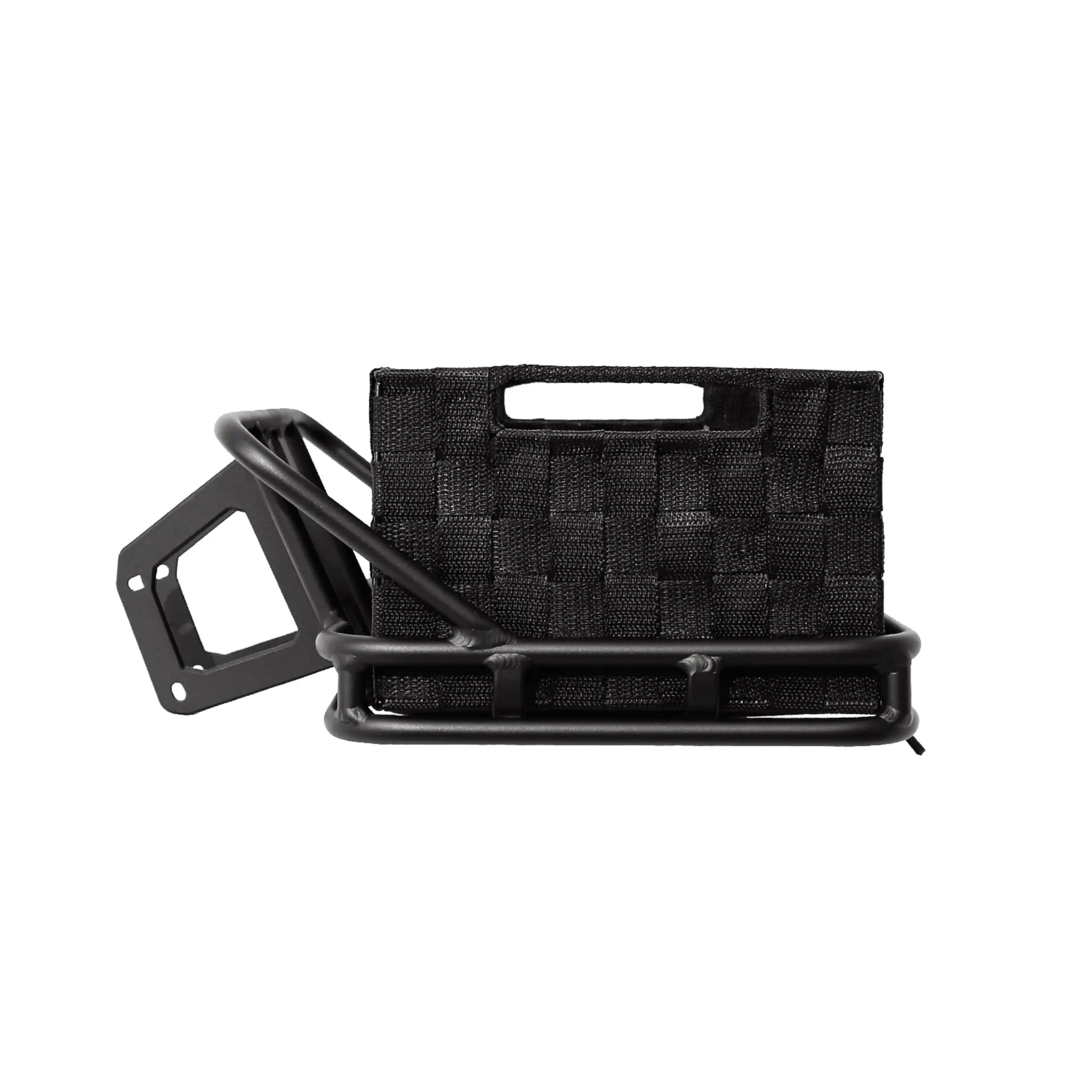 Front bike basket with headtube-mounted rack