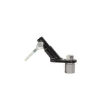 bike trailer hitch showing secure pin connection to trailer arm