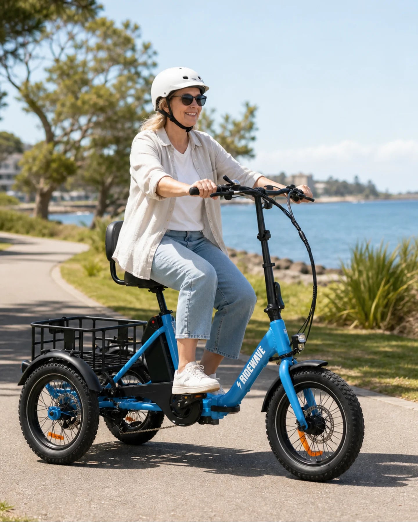 Ridewave Koala lower riding position and comfortable upright seat