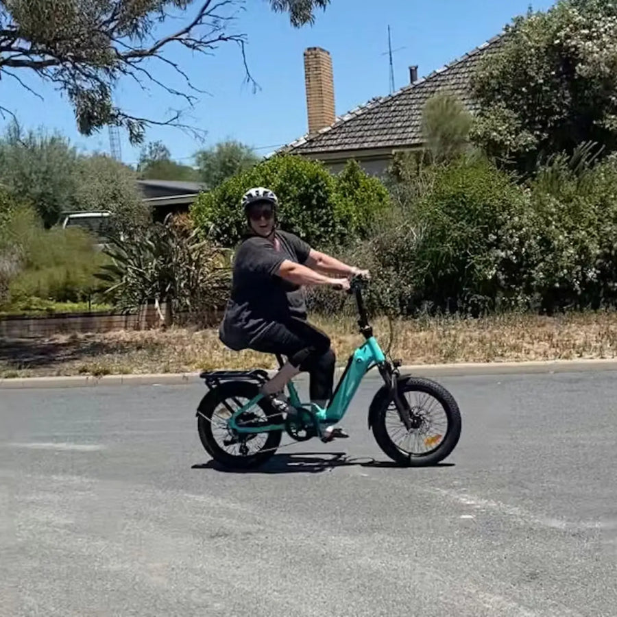 Ridewave customer with their electric trike