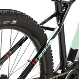Outland XT Mountain Ebike hardtail frame and rear wheel detail
