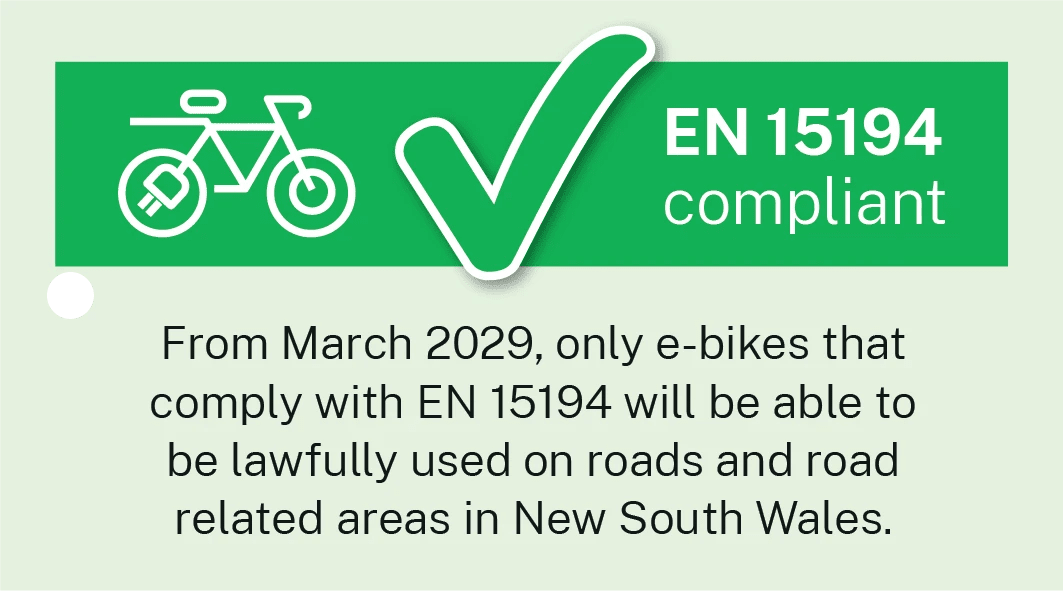 EN 15194 compliant e-bike tag